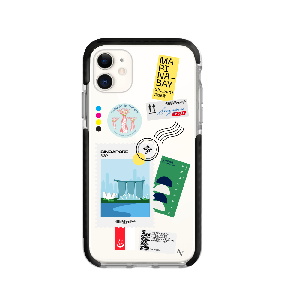 MAAD World iPhone 11 Clear Case showcasing its slim design and transparent material.