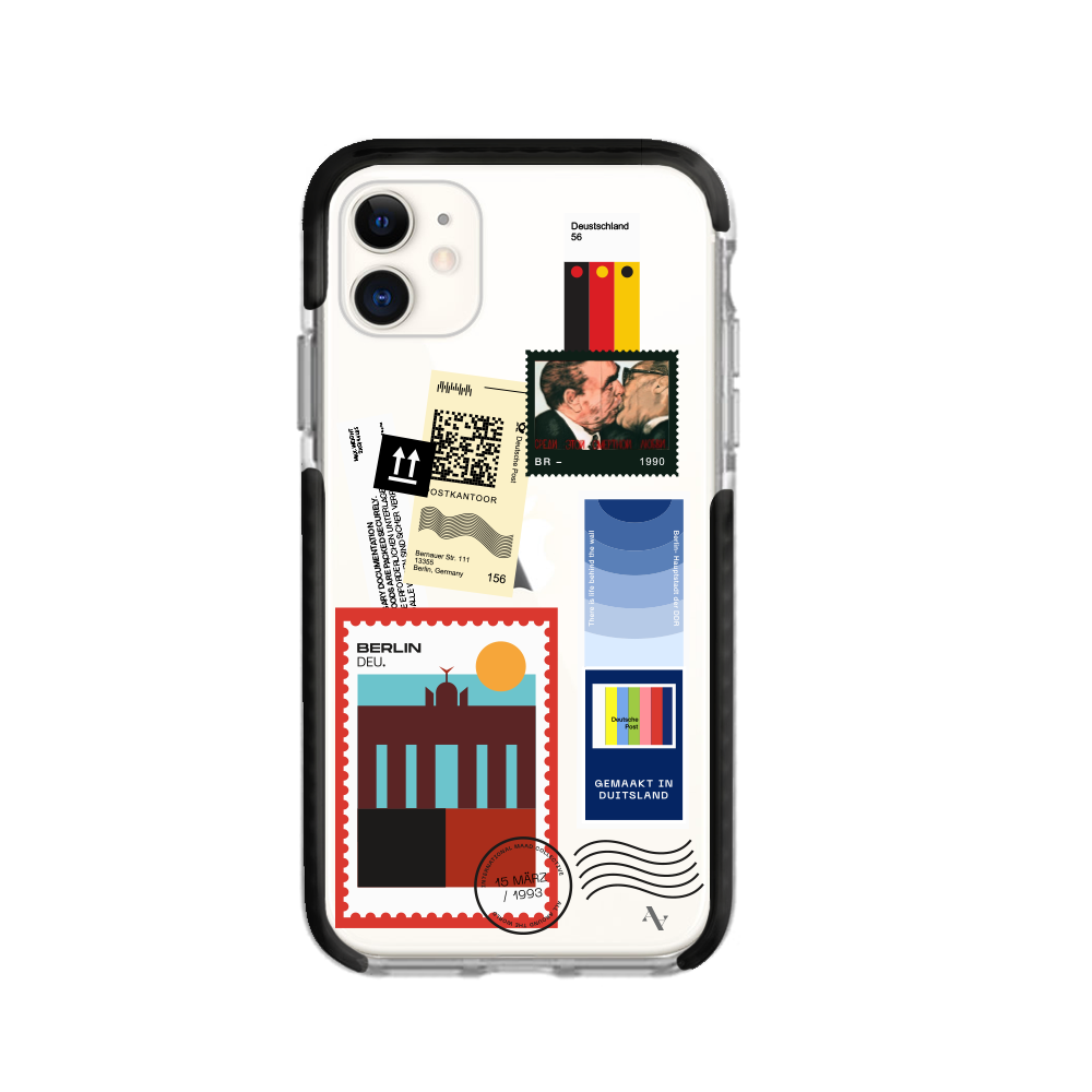 MAAD World iPhone 11 Clear Case showcasing its slim design and transparent material.