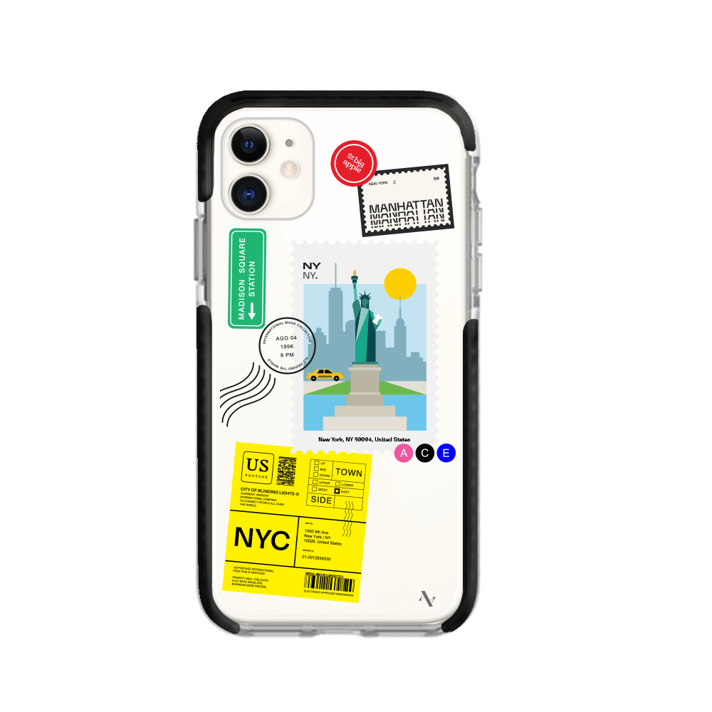 MAAD World iPhone 11 Clear Case showcasing its slim design and transparent material.