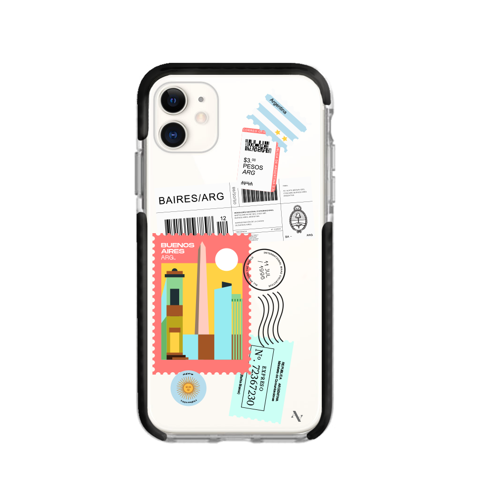 MAAD World iPhone 11 Clear Case showcasing its slim design and transparent material.