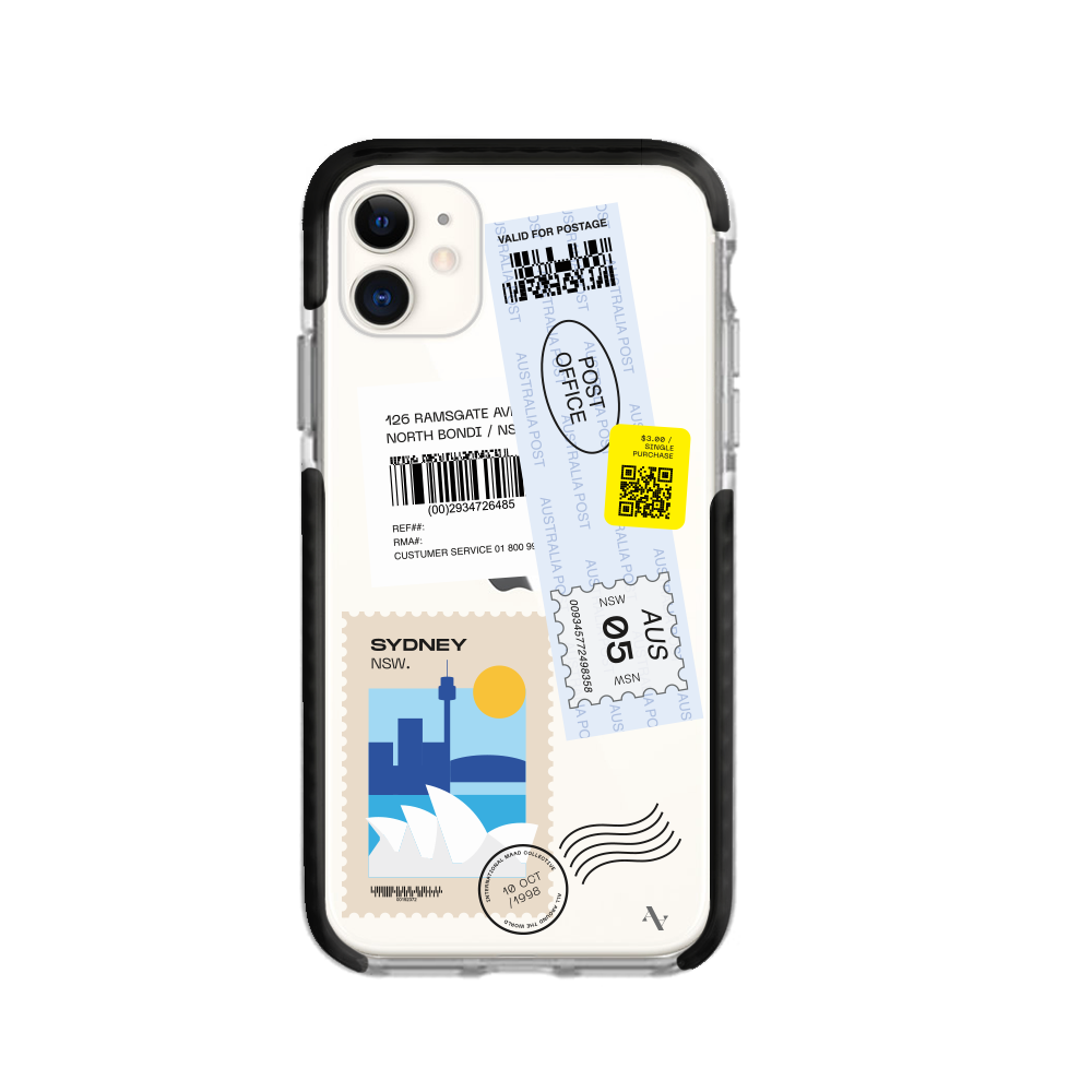 MAAD World iPhone 11 Clear Case showcasing its slim design and transparent material.