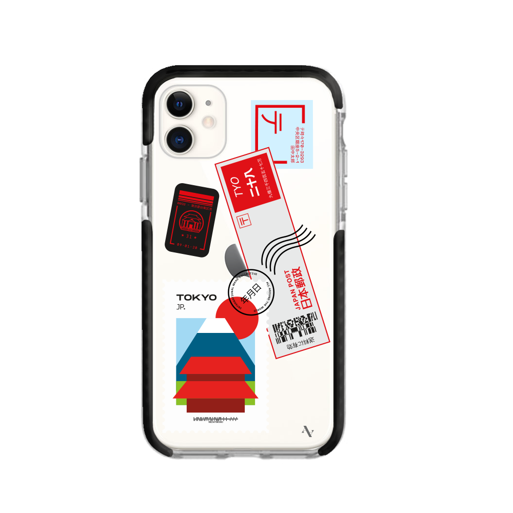 MAAD World iPhone 11 Clear Case showcasing its slim design and transparent material.