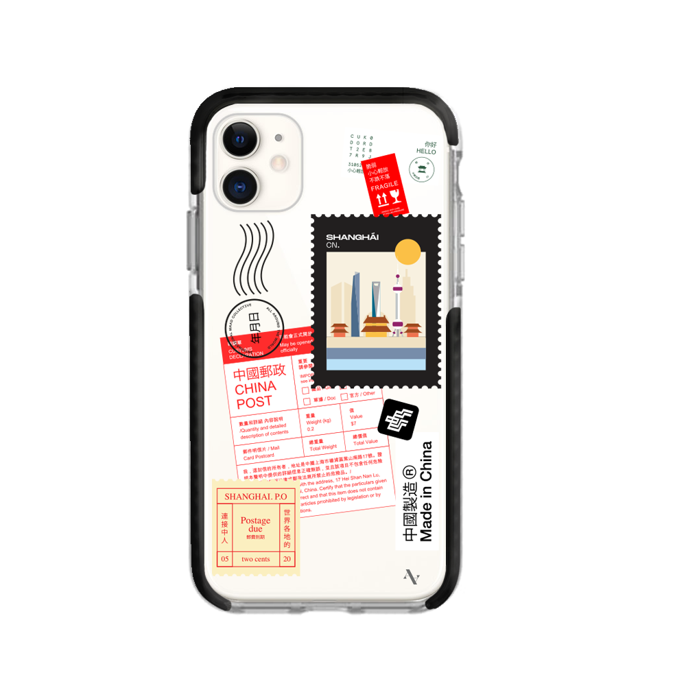 MAAD World iPhone 11 Clear Case showcasing its slim design and transparent material.