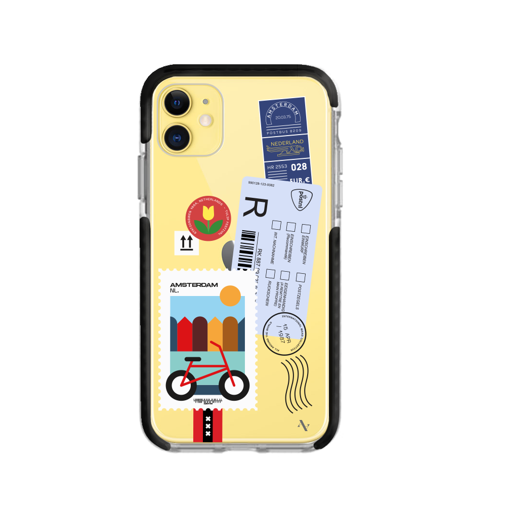 MAAD World iPhone 11 Clear Case showcasing its slim design and transparent material.