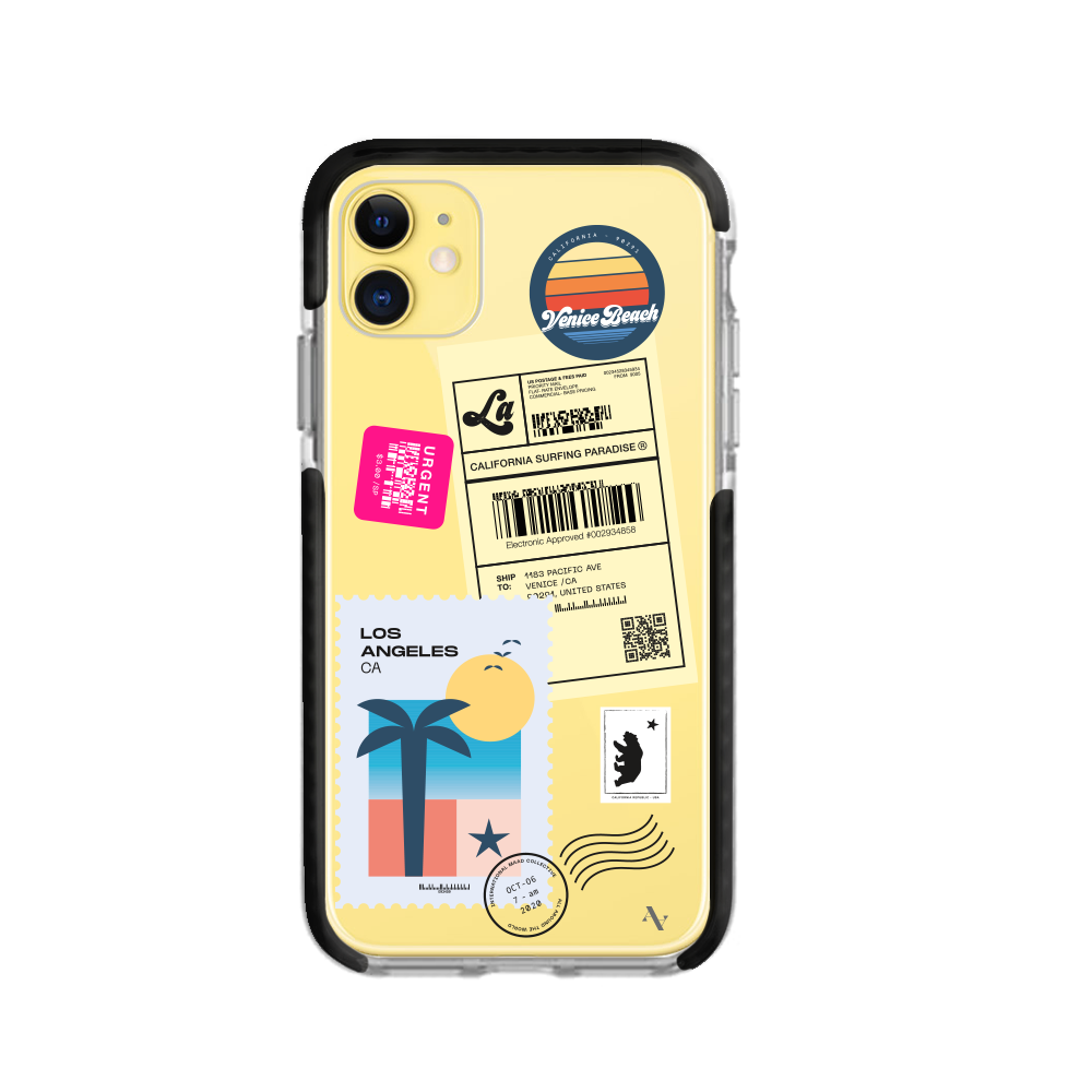 MAAD World iPhone 11 Clear Case showcasing its slim design and transparent material.