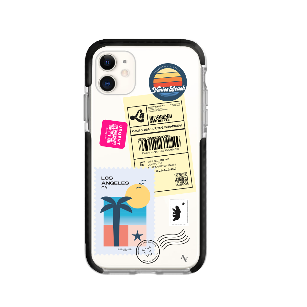 MAAD World iPhone 11 Clear Case showcasing its slim design and transparent material.