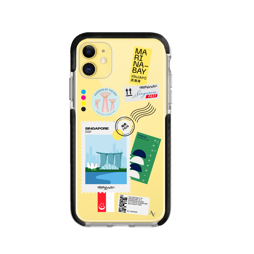 MAAD World iPhone 11 Clear Case showcasing its slim design and transparent material.