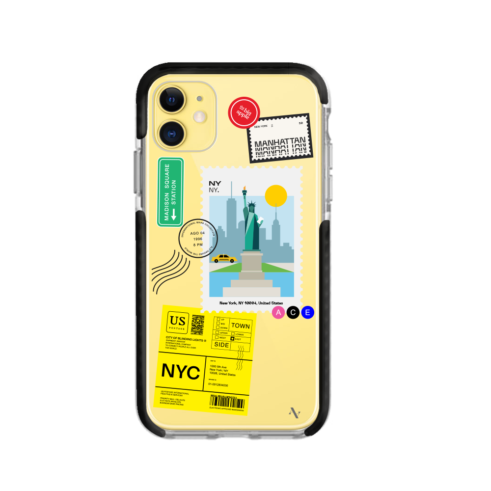 MAAD World iPhone 11 Clear Case showcasing its slim design and transparent material.