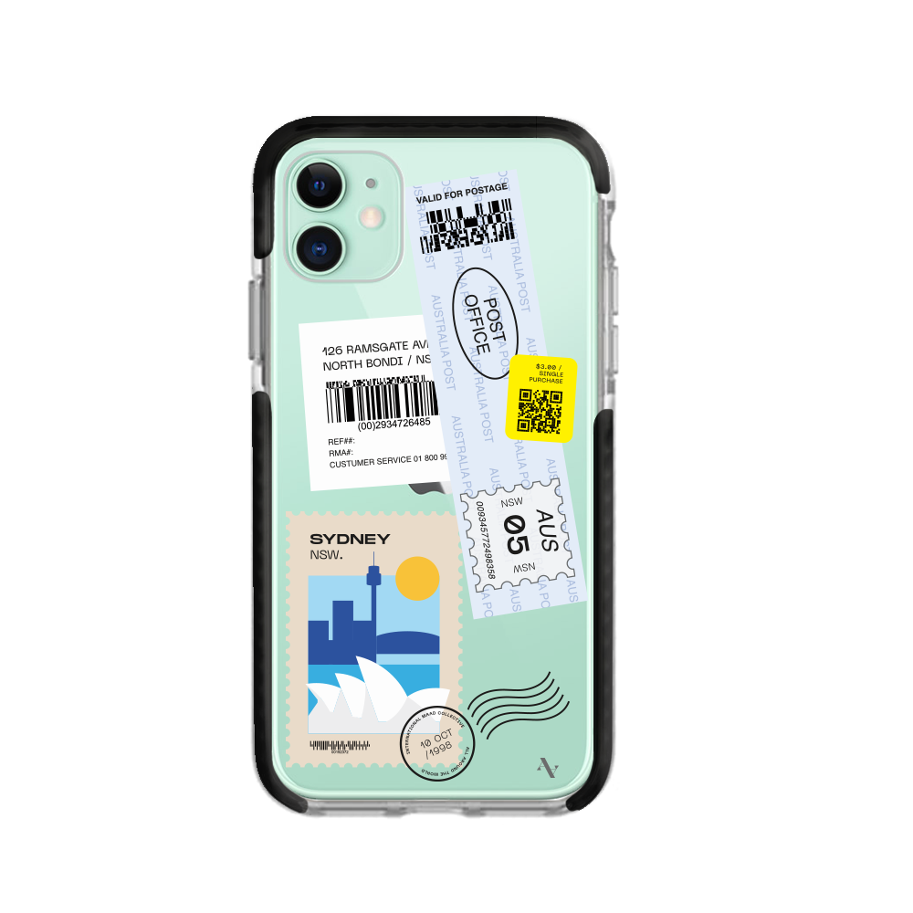 MAAD World iPhone 11 Clear Case showcasing its slim design and transparent material.