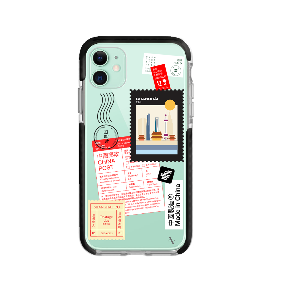 MAAD World iPhone 11 Clear Case showcasing its slim design and transparent material.