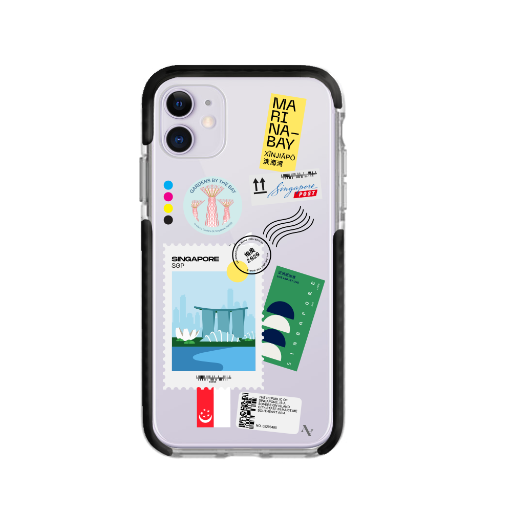 MAAD World iPhone 11 Clear Case showcasing its slim design and transparent material.