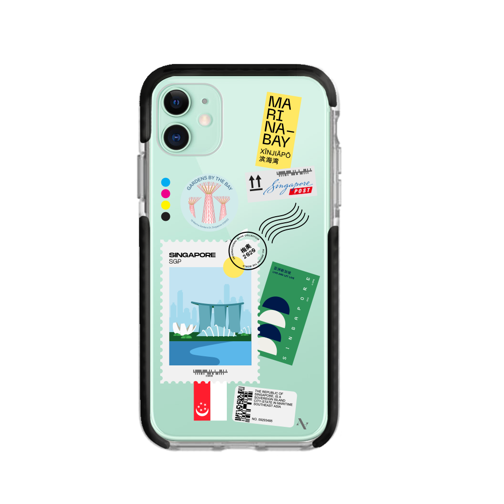 MAAD World iPhone 11 Clear Case showcasing its slim design and transparent material.