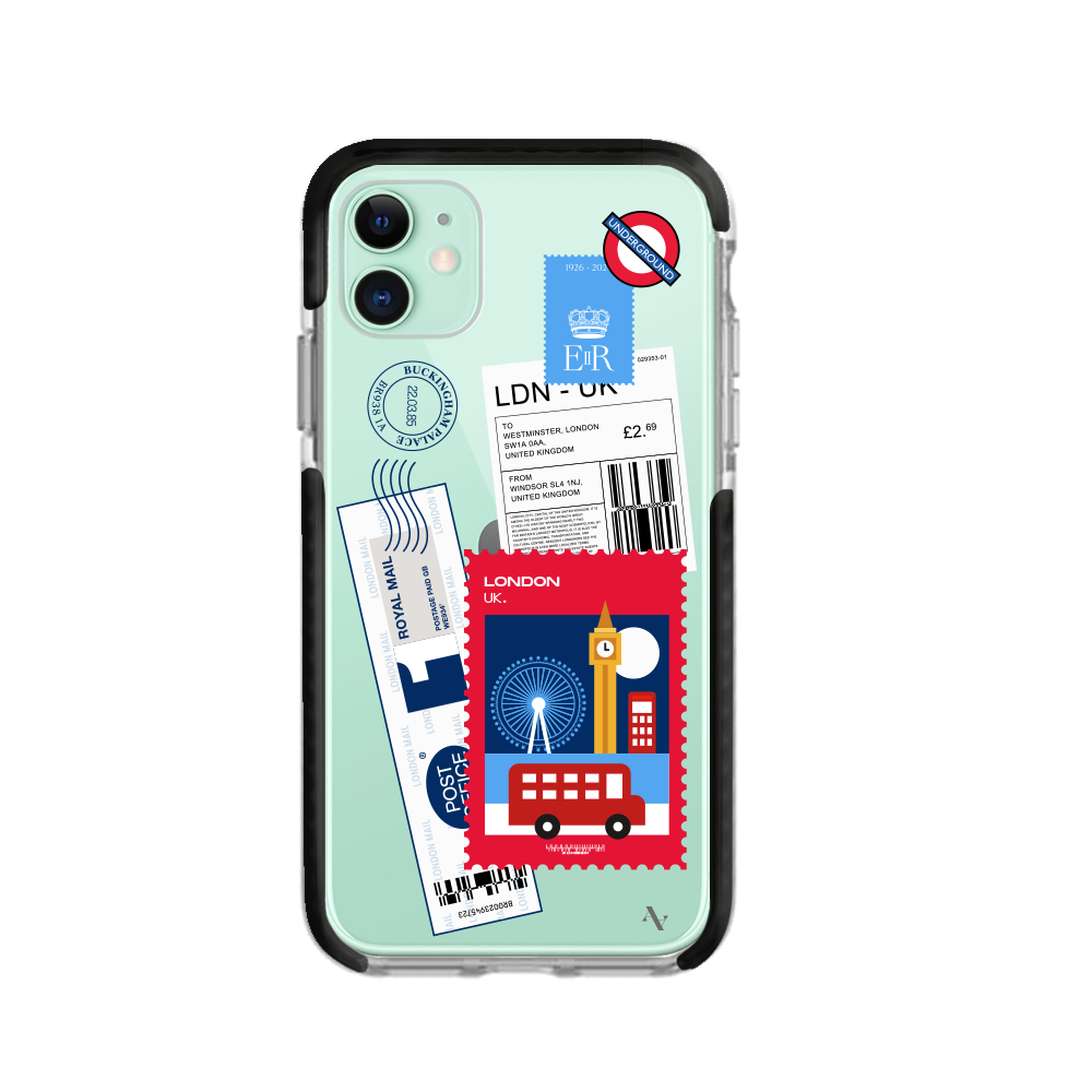 MAAD World iPhone 11 Clear Case showcasing its slim design and transparent material.