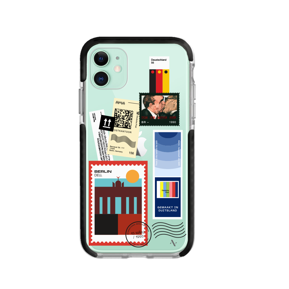 MAAD World iPhone 11 Clear Case showcasing its slim design and transparent material.