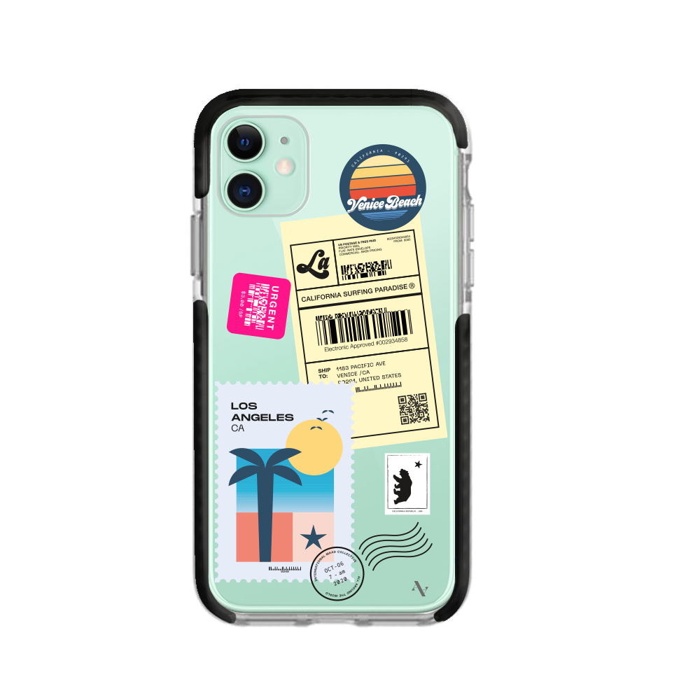 MAAD World iPhone 11 Clear Case showcasing its slim design and transparent material.