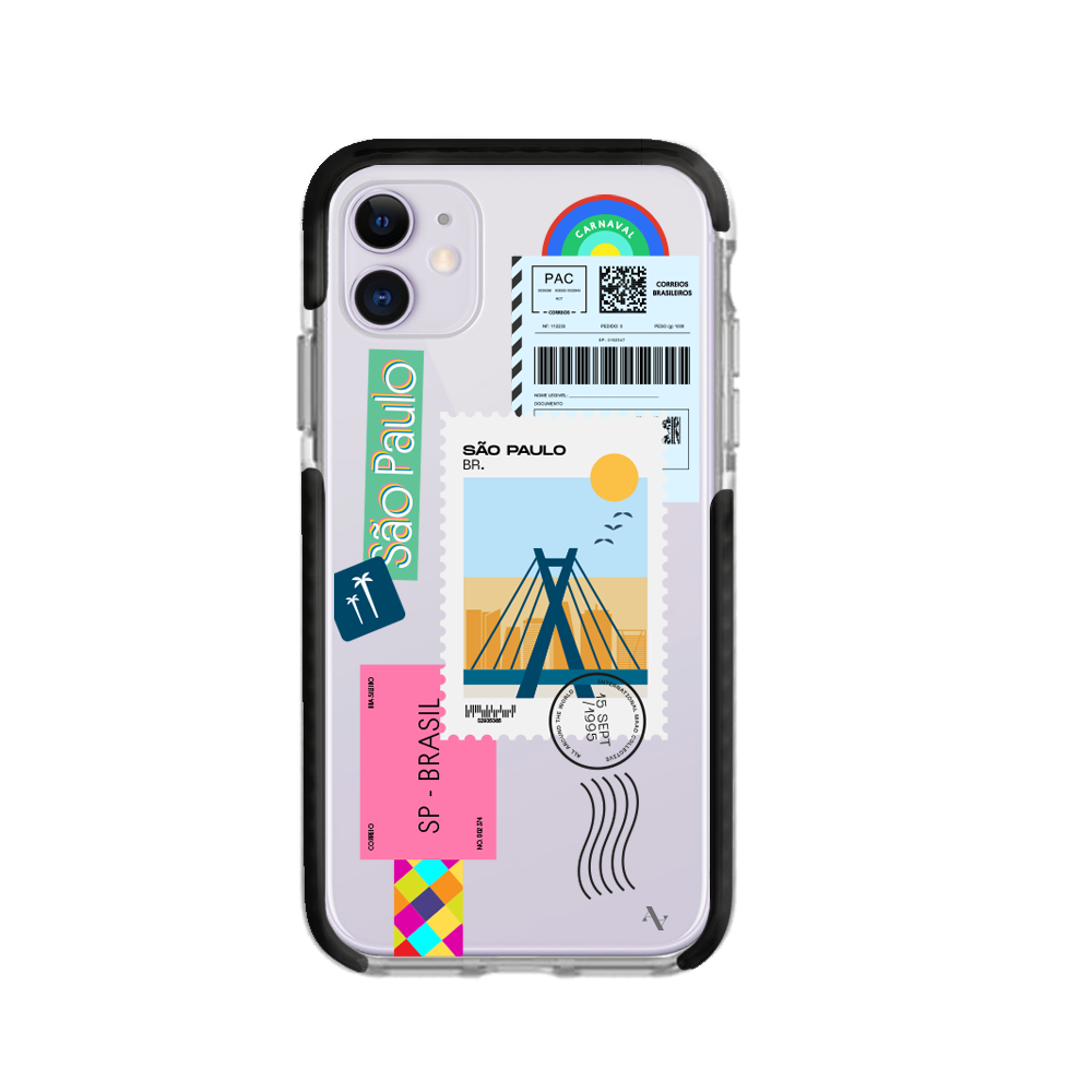 MAAD World iPhone 11 Clear Case showcasing its slim design and transparent material.