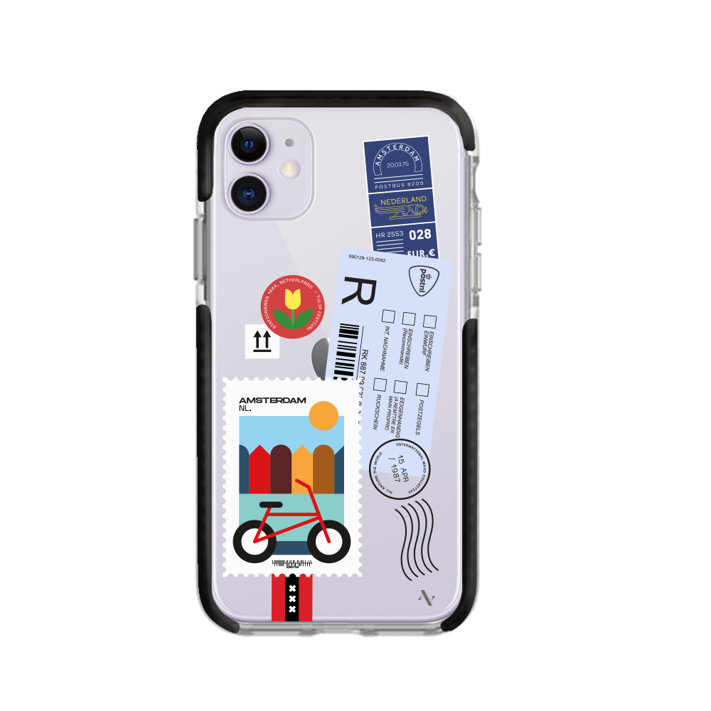 MAAD World iPhone 11 Clear Case showcasing its slim design and transparent material.