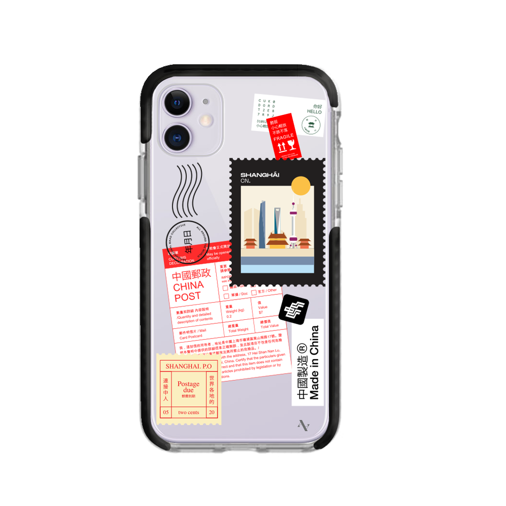 MAAD World iPhone 11 Clear Case showcasing its slim design and transparent material.