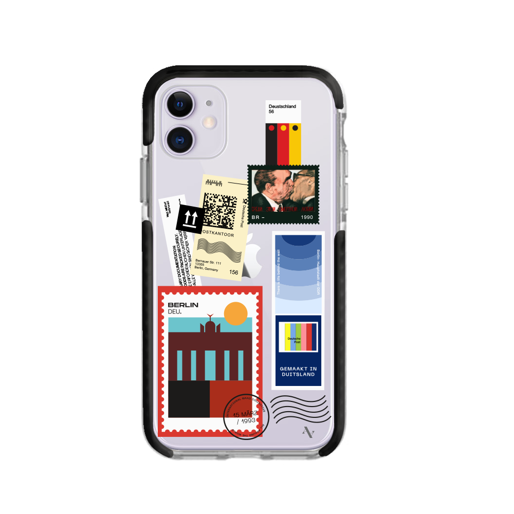 MAAD World iPhone 11 Clear Case showcasing its slim design and transparent material.