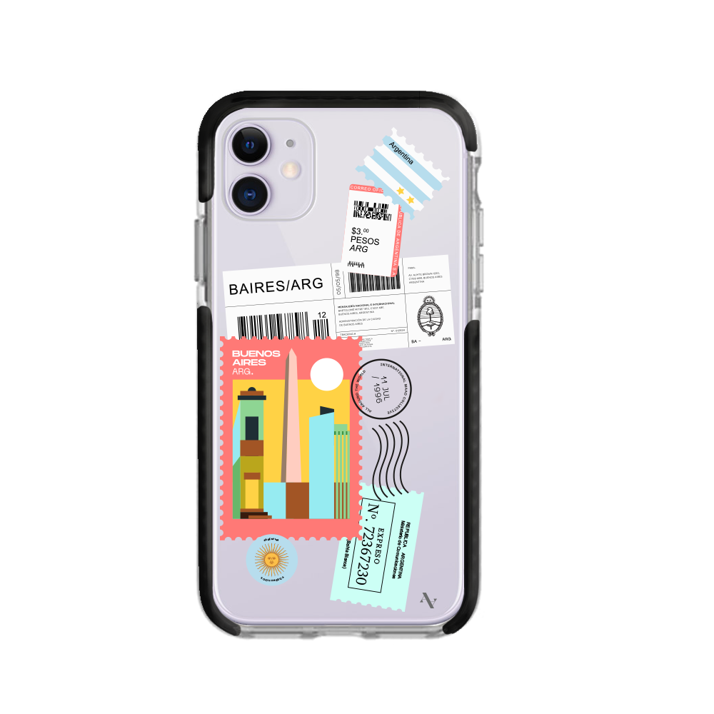 MAAD World iPhone 11 Clear Case showcasing its slim design and transparent material.