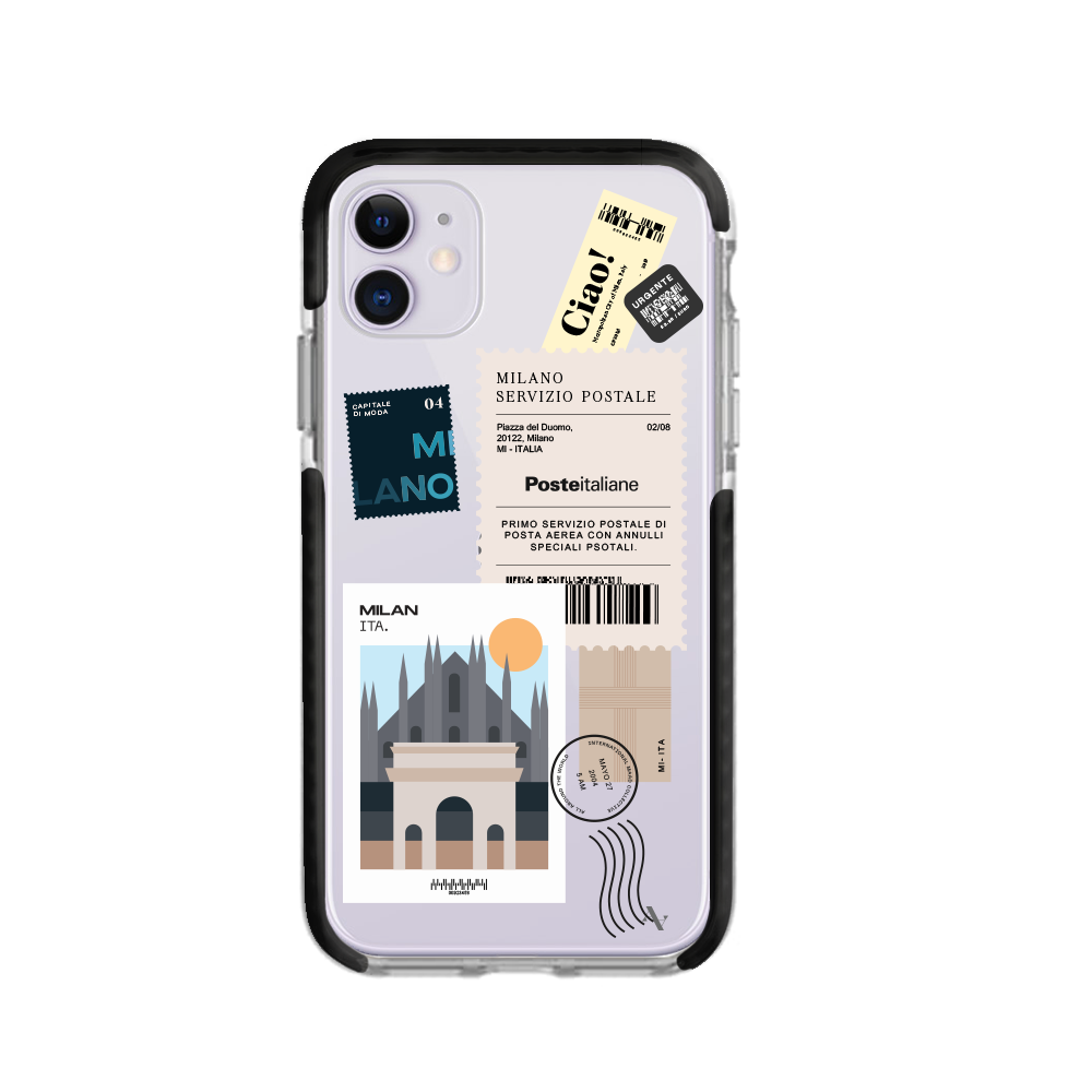 MAAD World iPhone 11 Clear Case showcasing its slim design and transparent material.