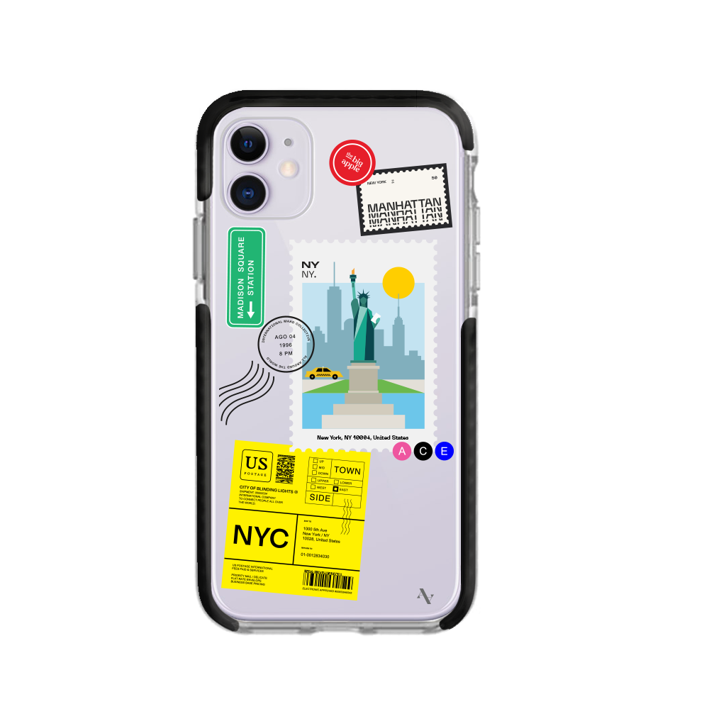 MAAD World iPhone 11 Clear Case showcasing its slim design and transparent material.