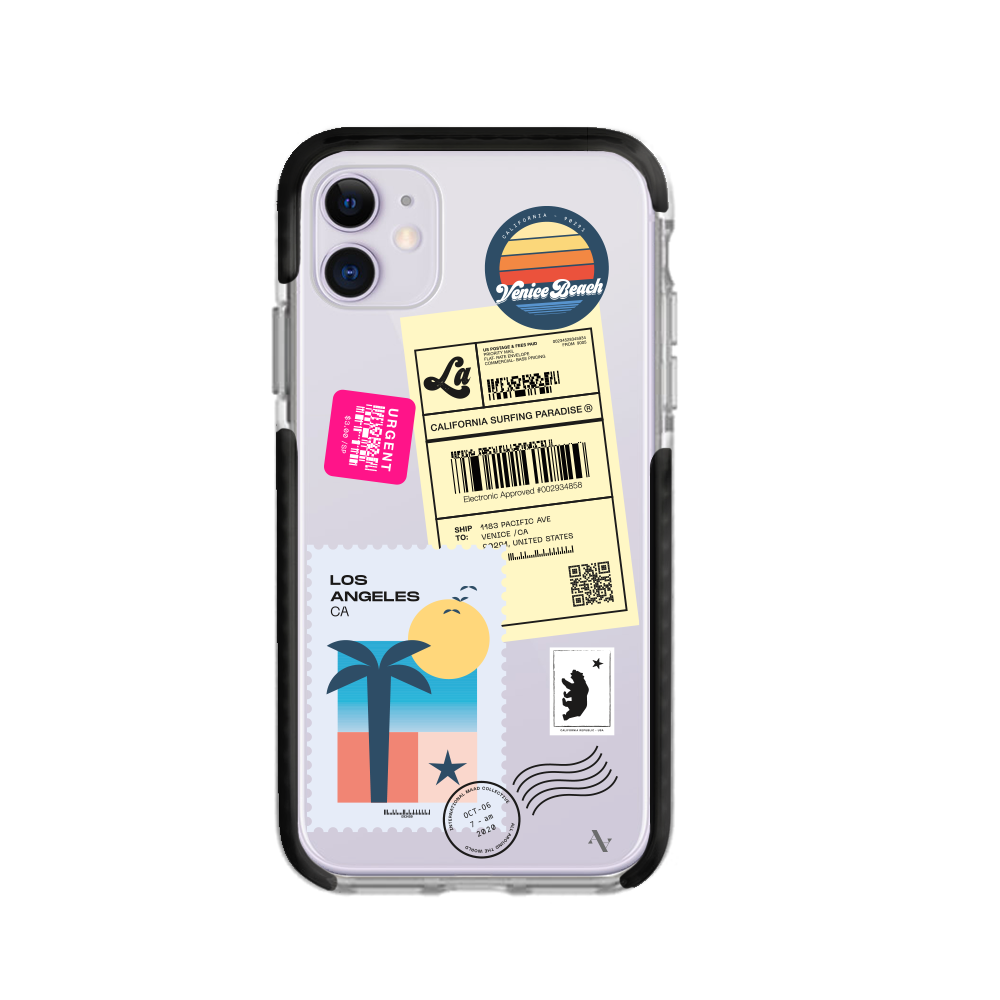 MAAD World iPhone 11 Clear Case showcasing its slim design and transparent material.