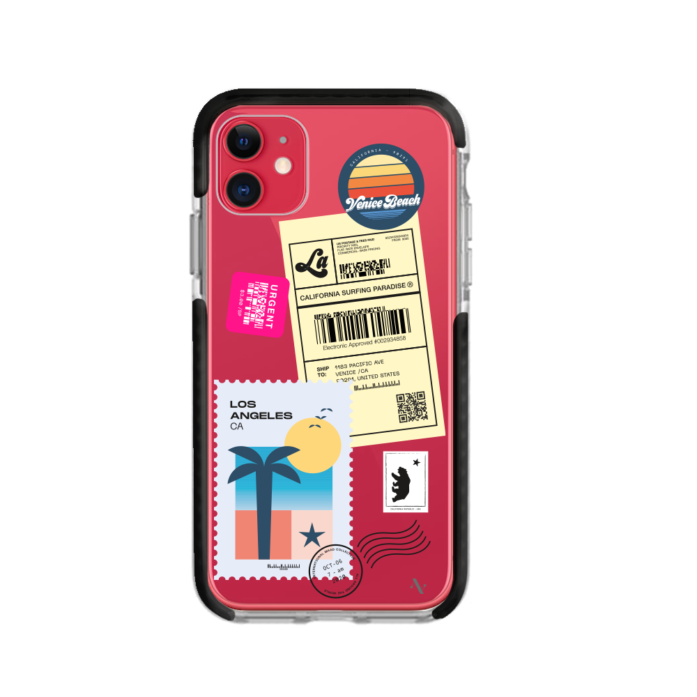 MAAD World iPhone 11 Clear Case showcasing its slim design and transparent material.