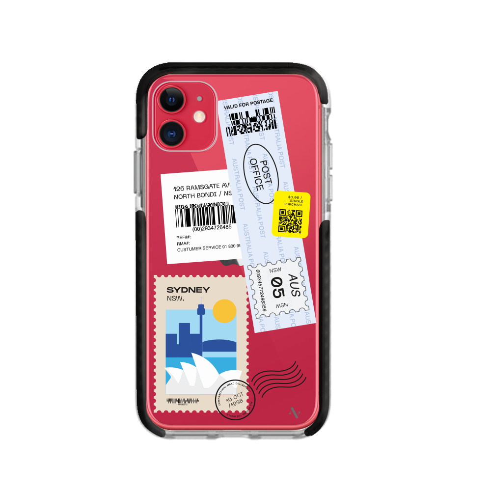 MAAD World iPhone 11 Clear Case showcasing its slim design and transparent material.