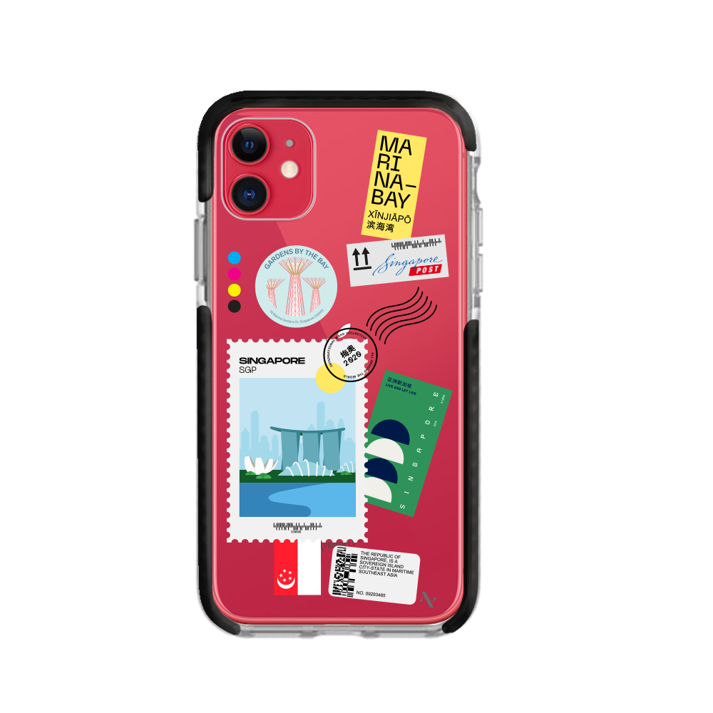 MAAD World iPhone 11 Clear Case showcasing its slim design and transparent material.