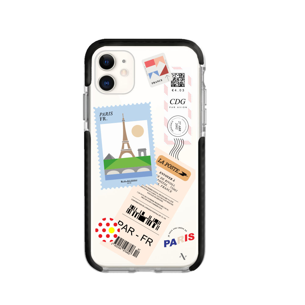 MAAD World iPhone 11 Clear Case showcasing its slim design and transparent material.