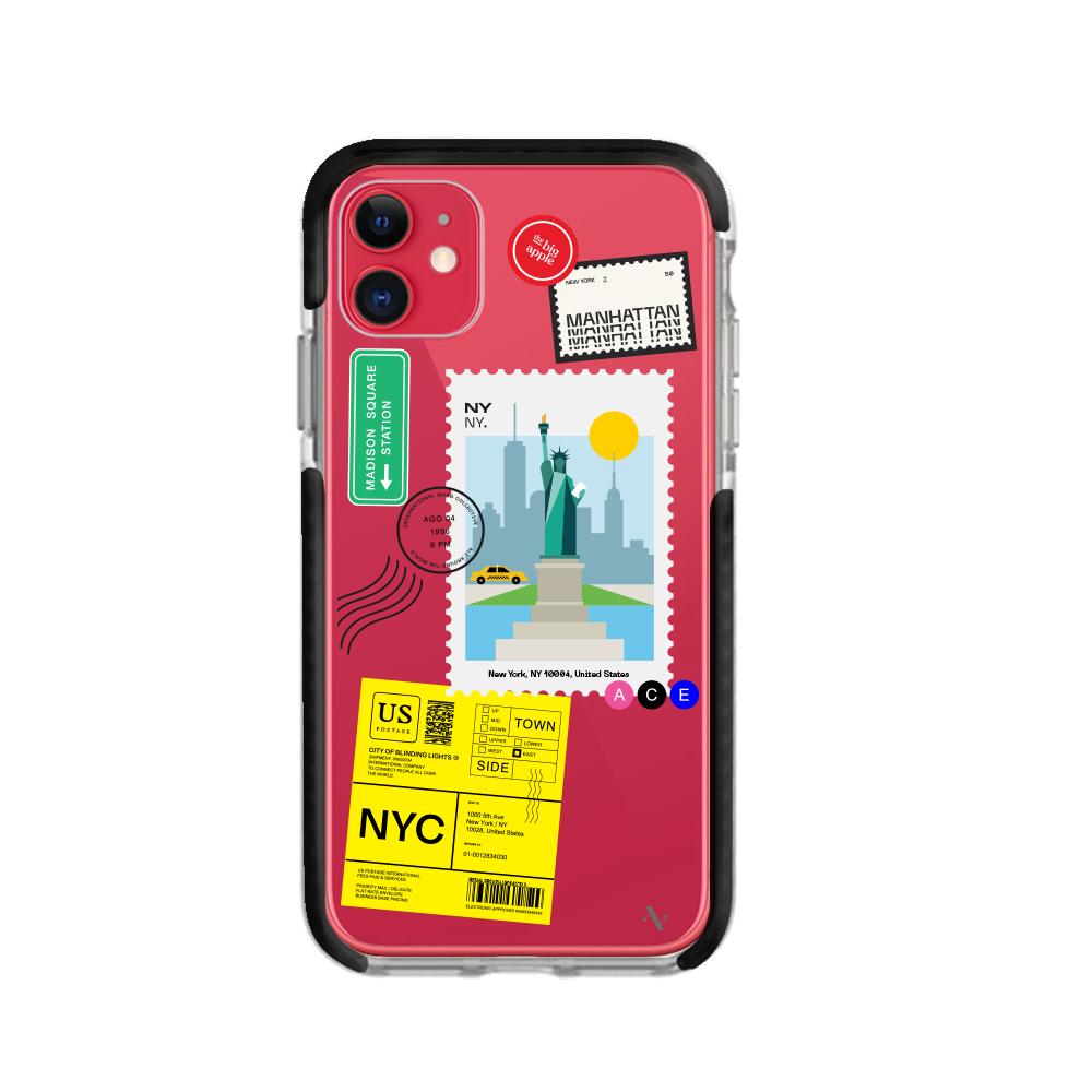 MAAD World iPhone 11 Clear Case showcasing its slim design and transparent material.