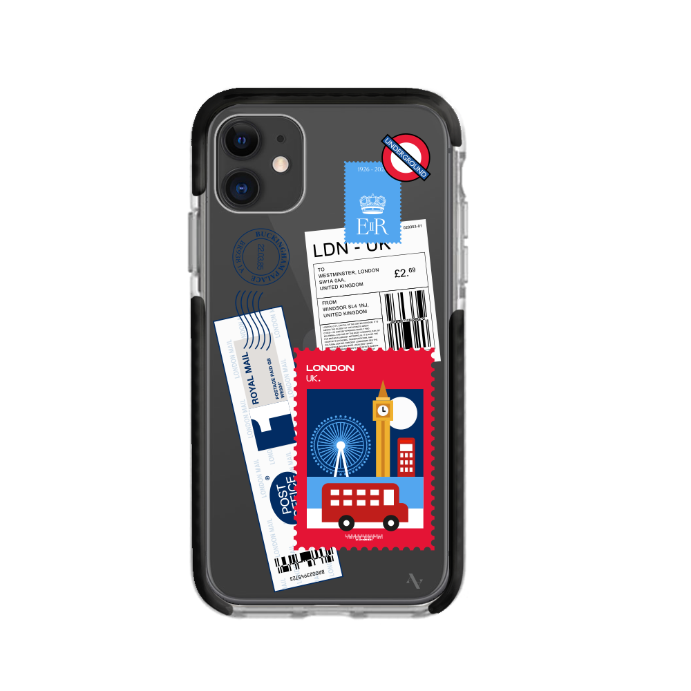 MAAD World iPhone 11 Clear Case showcasing its slim design and transparent material.