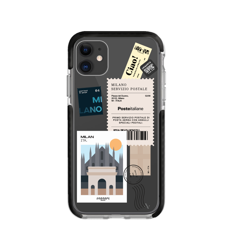 MAAD World iPhone 11 Clear Case showcasing its slim design and transparent material.