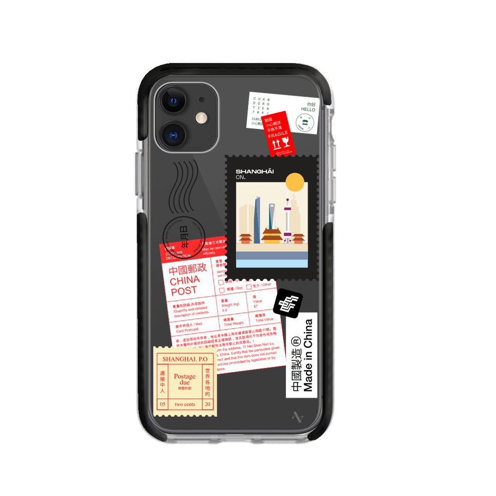 MAAD World iPhone 11 Clear Case showcasing its slim design and transparent material.