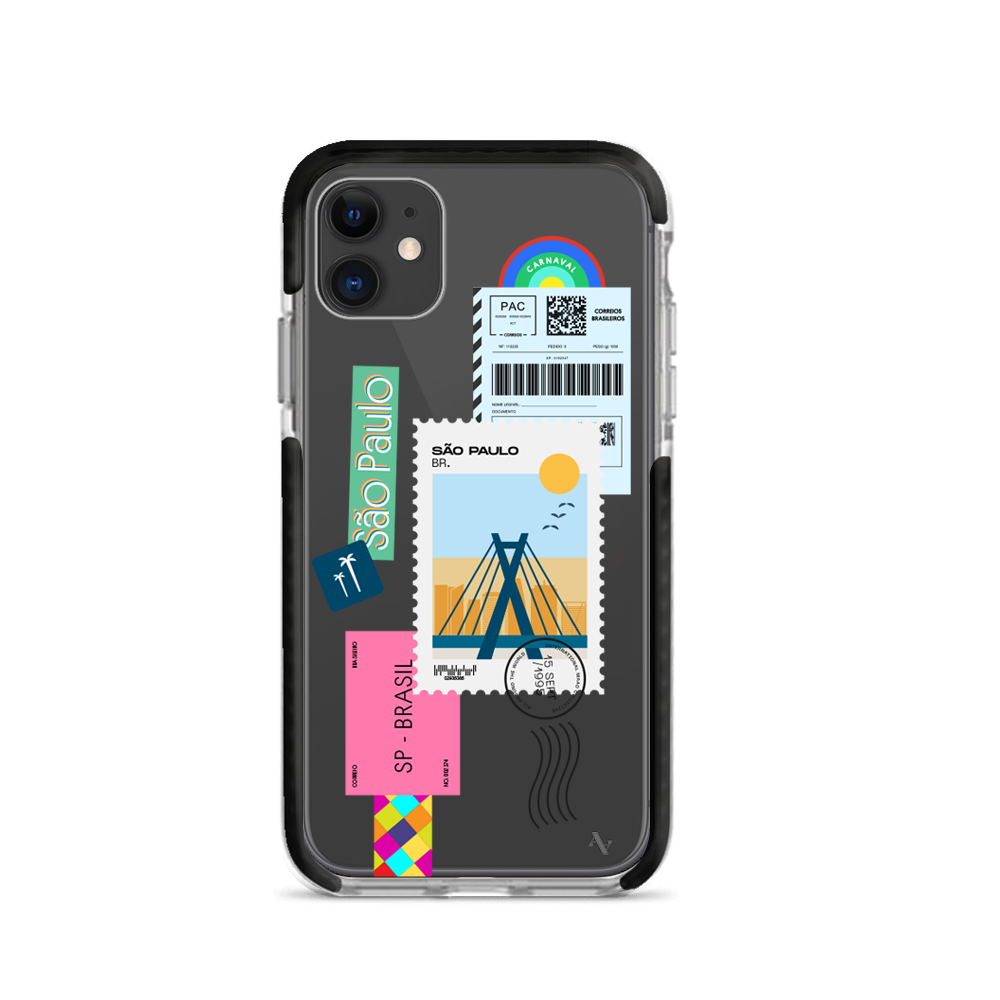 MAAD World iPhone 12 Mini Clear Case showcasing its slim and protective design, perfect for everyday use.