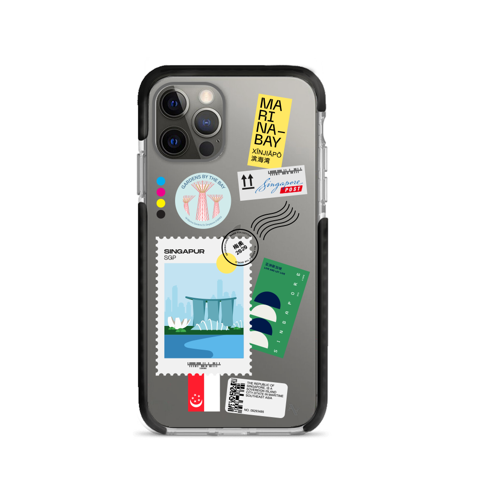 MAAD World iPhone 12 Pro Clear Case showcasing its slim design and transparent finish.