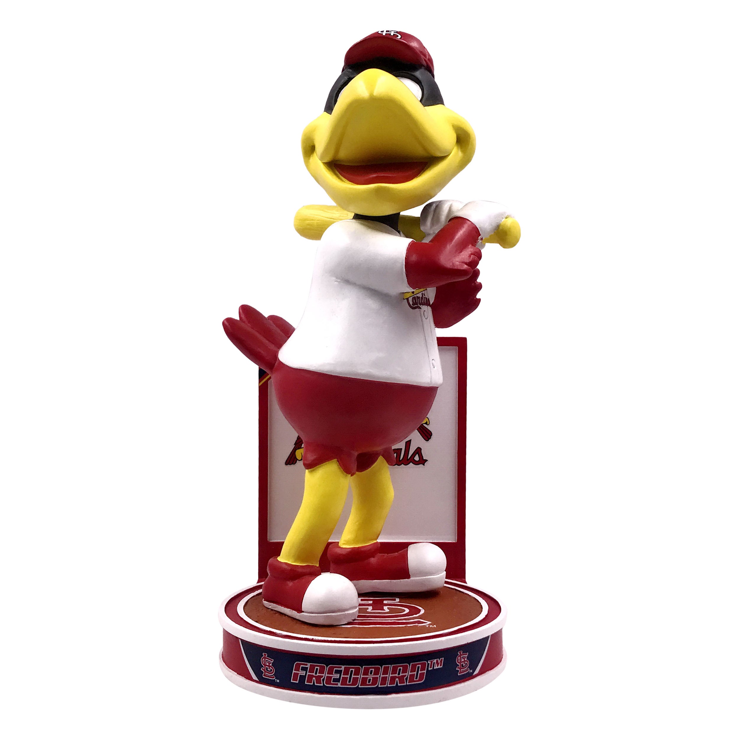 Saint Louis Cardinals Hero Series Mascot Bobblehead, 8 inches tall, featuring vibrant colors and detailed design.