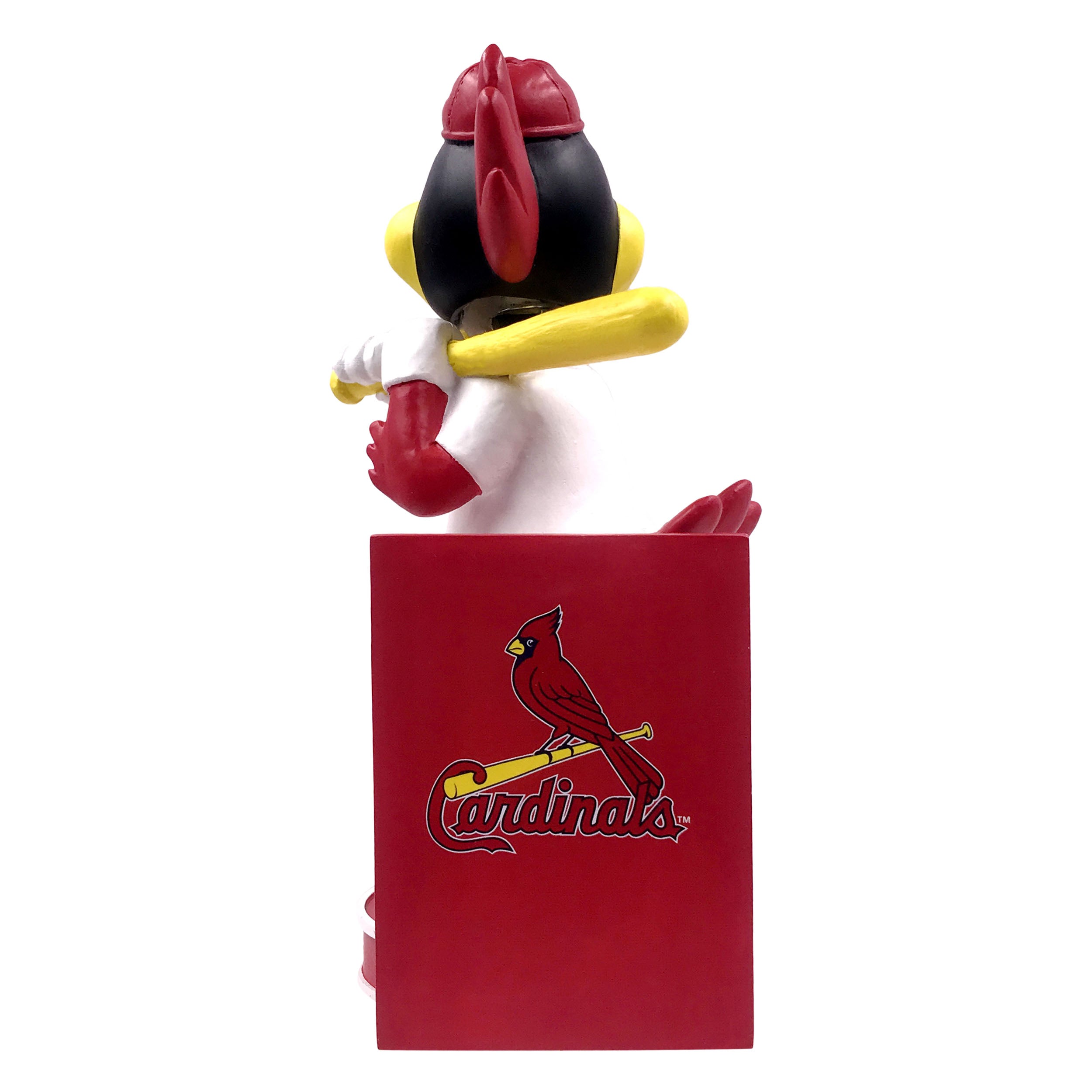 Saint Louis Cardinals Hero Series Mascot Bobblehead, 8 inches tall, featuring vibrant colors and detailed design.