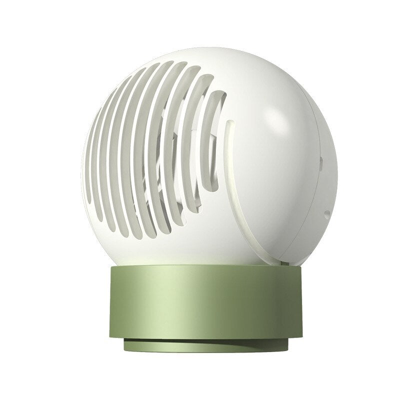 3 in 1 Fan with Air Cooler in white and green, showcasing its compact design and multifunctional features.