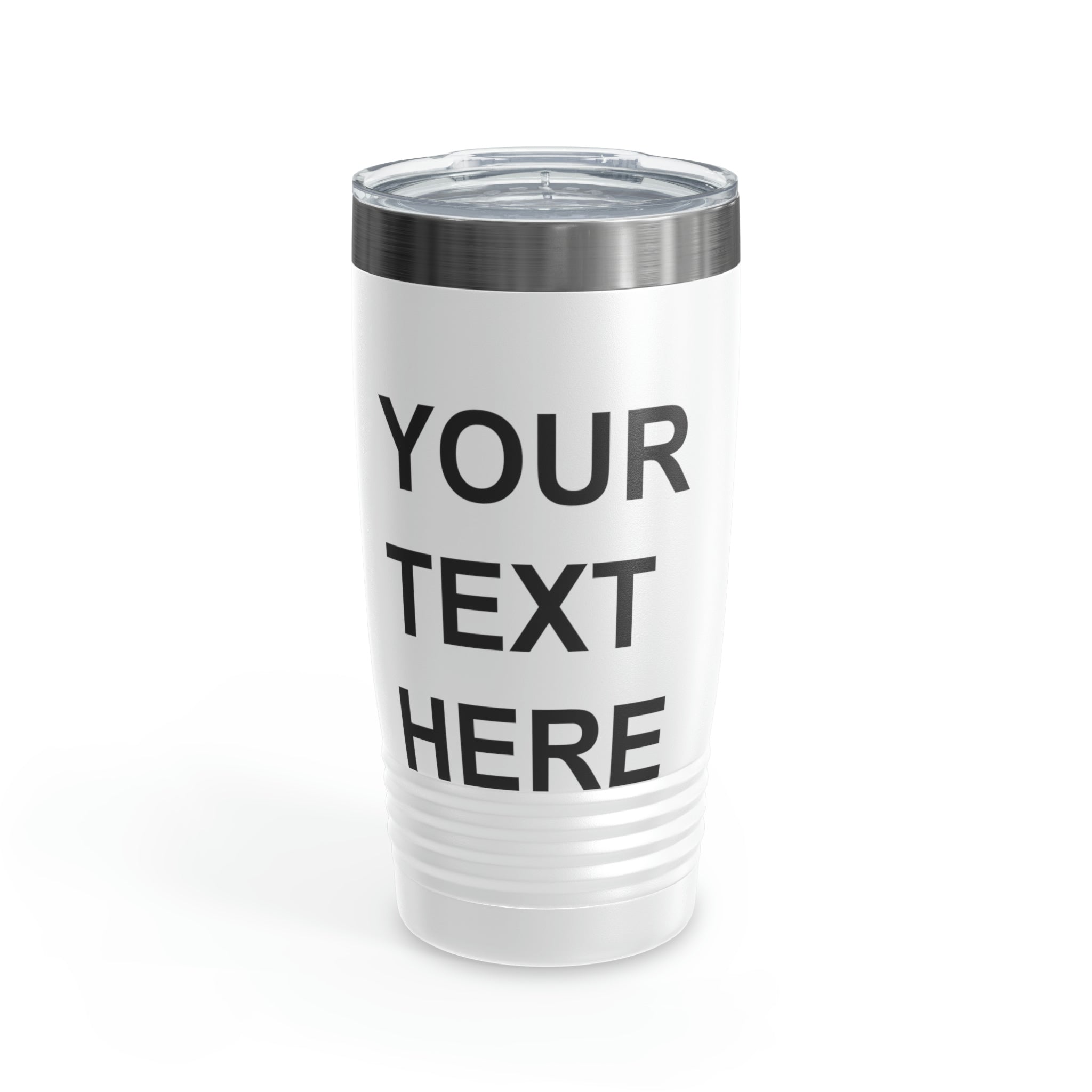 Custom Logo Tumbler in various colors with a clear lid, showcasing personalized designs.