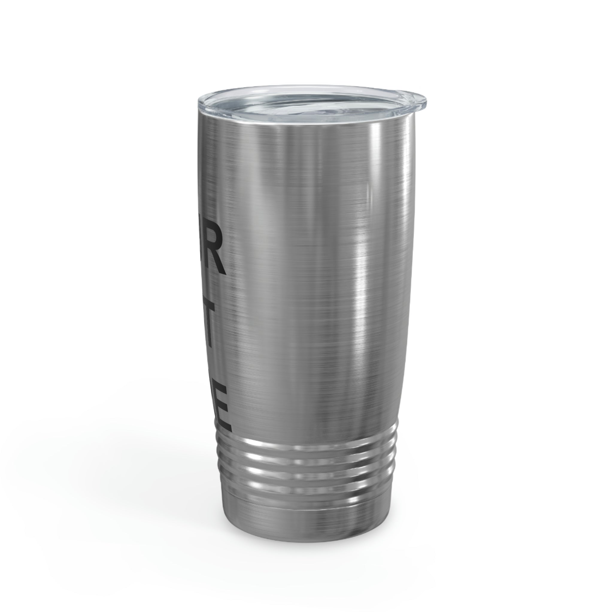 Custom Logo Tumbler in various colors with a clear lid, showcasing personalized designs.