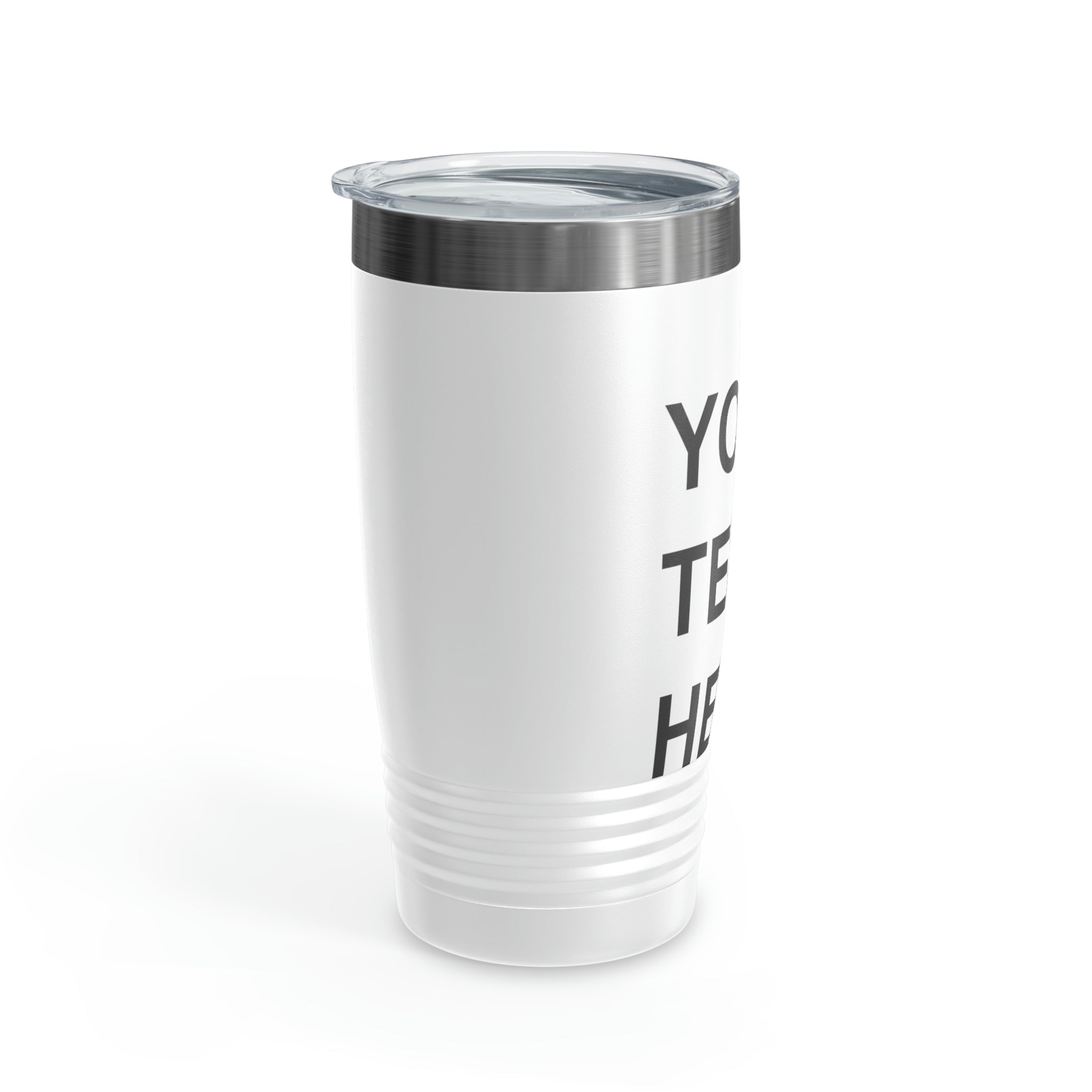 Custom Logo Tumbler in various colors with a clear lid, showcasing personalized designs.