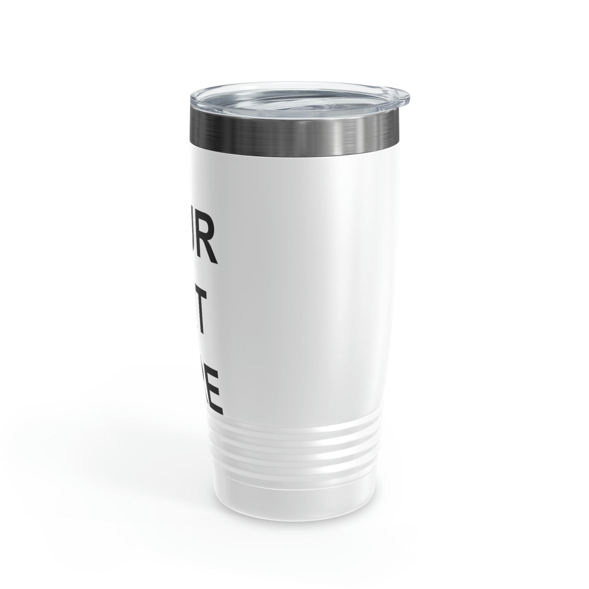 Custom Logo Tumbler in various colors with a clear lid, showcasing personalized designs.