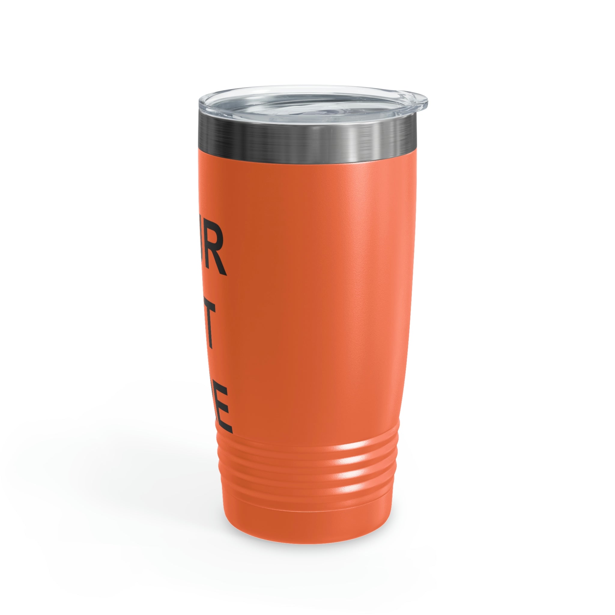 Custom Logo Tumbler in various colors with a clear lid, showcasing personalized designs.