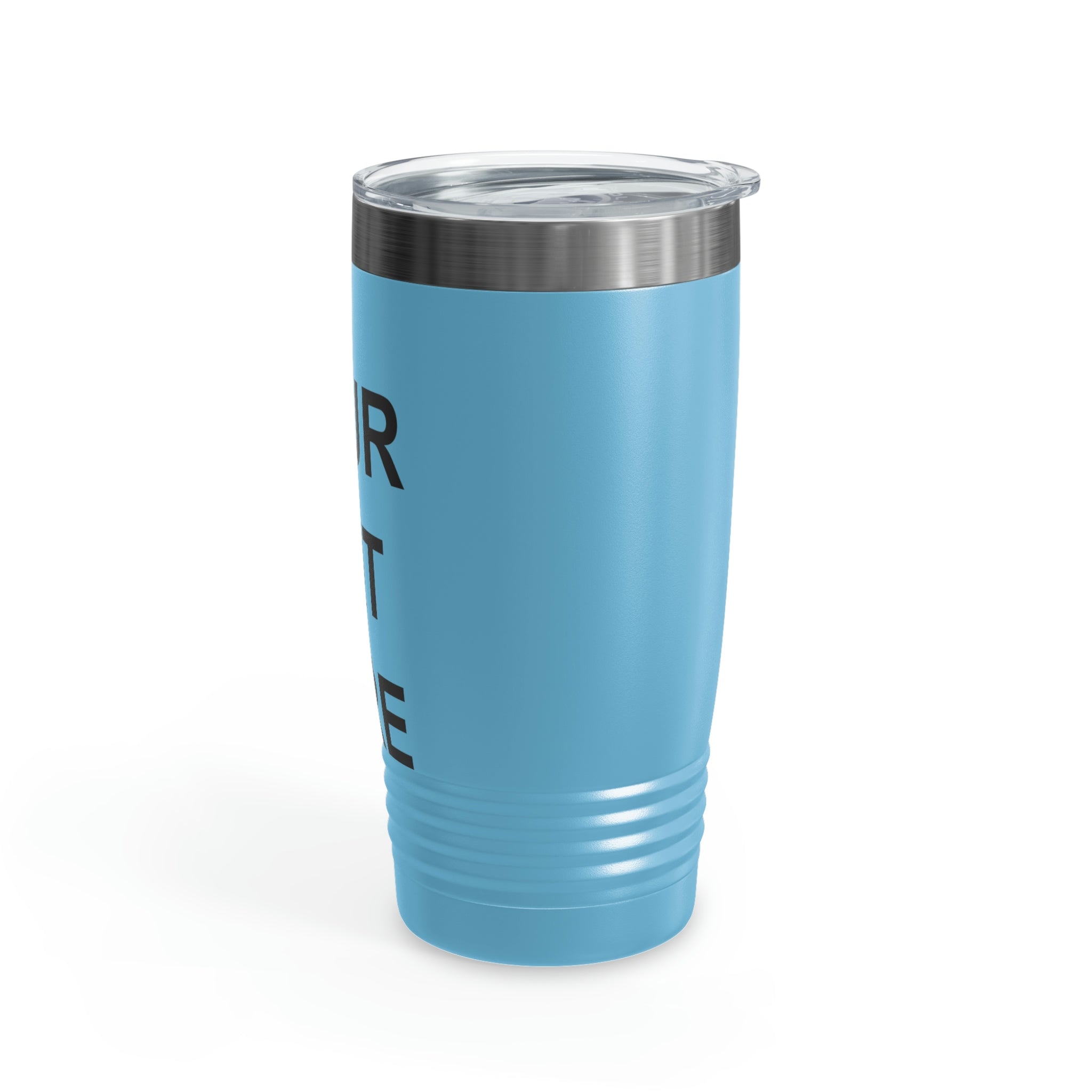 Custom Logo Tumbler in various colors with a clear lid, showcasing personalized designs.