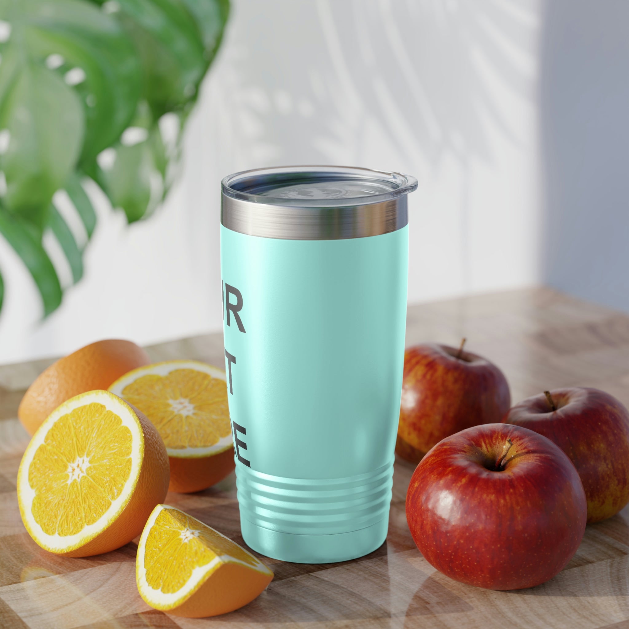 Custom Logo Tumbler in various colors with a clear lid, showcasing personalized designs.