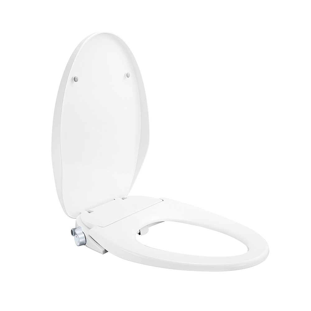 5Seconds Non-electric Bidet Toilet Seat B Series, featuring a slim design, dual wash options, and an On/Off safety diverter for enhanced hygiene.