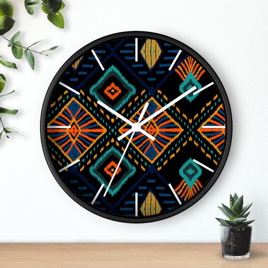 Main 2882Time™ Boho Tribe Geometric Clock image