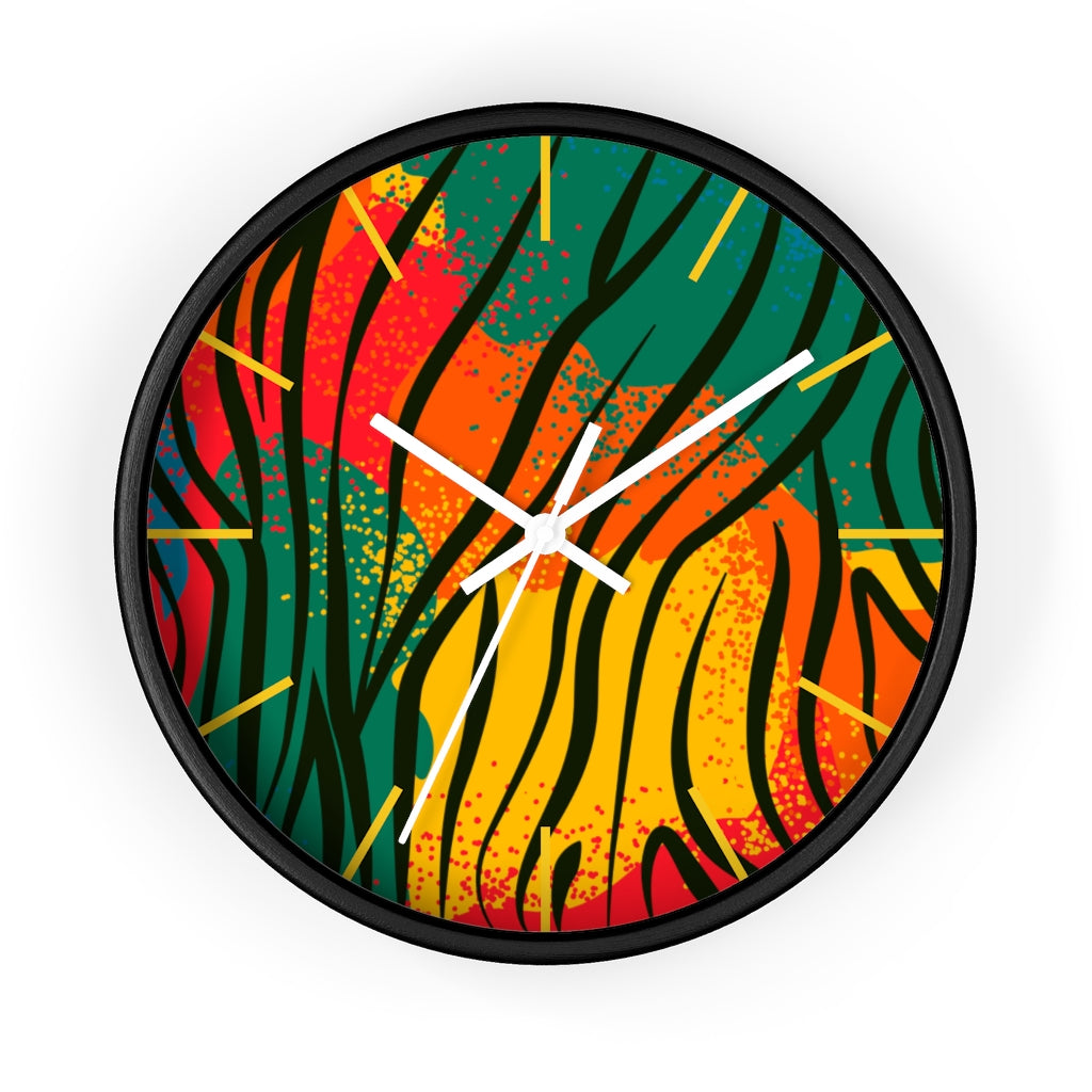 Main 2882Time™ Welcome to The Jungle Geometric Clock image